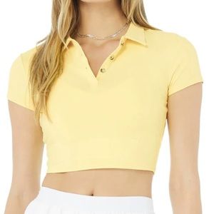 Alo tennis polo M in Buttercup